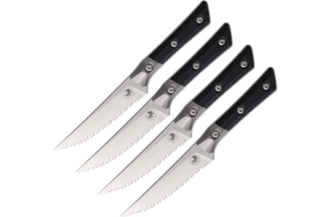 Image of Microtech Steak Knife Set Black, MCT3600B12SETBK