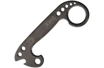 Image of Microtech T-Bot Tactical Impact Device Multi-Tool, 4.75 in, Black Apocalyptic Titanium Handle MCT410TIDLC