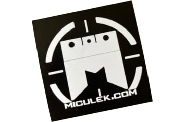Image of Miculek Logo Sticker, 2.5x2.5, STICK-MICLOGO