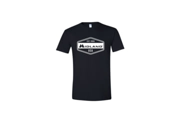 Image of Midland Est. 1959 Midland Crest T-Shirt - Black - Grey - White - Green, MIDSHIRT01M