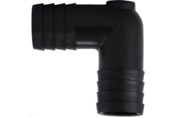 Image of Midland Metal Polyethylene Elbow Union Barb x Barb 1/2in x 1/2in., 33-394B