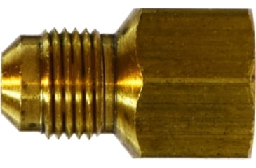 Image of Midland Metal Sae 45 Degree Female Adapter Male Flare x Female NPTf 1/2in x 1/2in., Each, 10-241