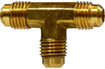 Image of Midland Metal Sae 45 Degree Flare Union Tee 3/8in x 3/8in x 3/8in., Each, 10-161