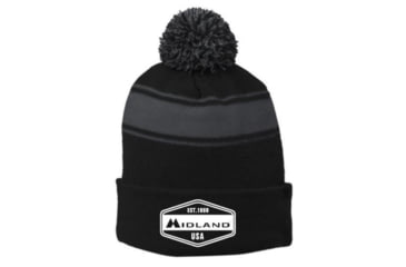 Image of Midland Midland Est. "1959" Crest Patch Black Beanie, MIDBEAN03