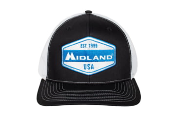 Image of Midland Midland Est. "1959" Crest Hat, midland-est-1959-crest-patch-hat-black-white