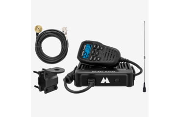 Image of Midland MXT575 MicroMobileR GMRS 50-Watt Two-Way Radio - MXT575VP4-WHIP, MXT575VP4-WHIP