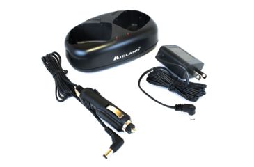 Image of Midland Radio 26 Mile 50 Chl 5 Watt Two-Way GMRS Radio, with Ear/Mic and Charger, GXT1000VP4