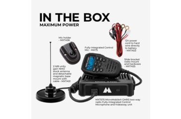 Image of Midland Radio 50 Watt Micro Mobile GMRS Radio, IP67 Waterproof, 1408731