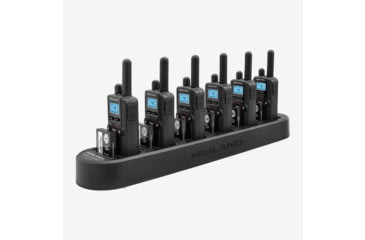 Image of Midland Radio BR180 BizTalkR Business Band Two-Way Radio with LCD Backlit Display Bundle - BR180X6BGC, BR180X6BGC