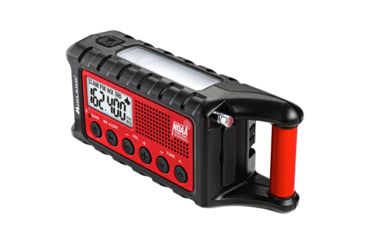 Image of Midland Radio Emergency AM/FM/WX Radio, Red/Black, ER310
