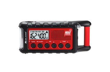 Image of Midland Radio Emergency AM/FM/WX Radio, Red/Black, ER310