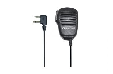 Image of Midland Radio Handheld speaker/Mic with PTT, Black AVPH10
