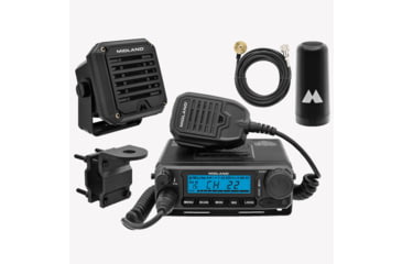 Image of Midland Radio MXT500AGVP3SP 50W MicroMobile GMRS Two-Way Radio Antenna &amp; Speaker Bundle, MXT500AGVP3SP-KIT