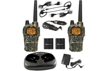 Image of Midland Radio 36 Mile 50 Chl 5 Watt Two-Way Radio, with Ear Mic and Charger, GXT1050VP4