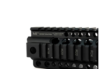 Image of Midwest Industries 10in Combat Rail T-Series One Piece Free Float Handguard, Black, MI-CRT-10.0