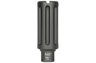 Image of Midwest Industries .30 Caliber Rifles 5/8X24 TPI 3.375 Inch Aluminium Blast Can, Includes Crush Washer, Black, MWMI-BC762