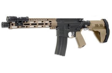 Image of Midwest Industries 45 Degree Offset Surefire Light Mount, M-LOK, Black, MI-MSM45