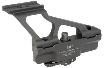 Image of Midwest Industries AK 47/74 Generation 2 Aimpoint T1/Primary Arms M-06/Vortex Sparc Quick Detach Modular AK Scope Mount, Black, MWMI-AKSMG2-T1