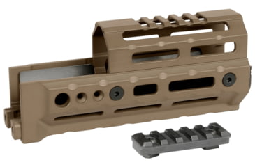 Image of Midwest Industries AK Alpha Series M-LOK Handguard, 6in, Flat Dark Earth, MI-AK-ALPHA-6-FDE