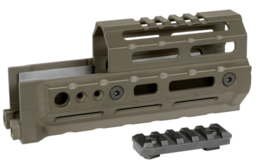 Image of Midwest Industries AK Alpha Series M-LOK Handguard, 6in, OD Green, MI-AK-ALPHA-6-ODG
