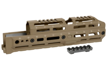 Image of Midwest Industries AK Alpha Series M-LOK Handguard, FDE, 10 inch, MI-AK-ALPHA-10.0-FDE