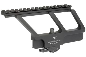 Image of Midwest Industries AK Side Railed Scope Mount, Yugo, Black, MI-AK-SM-Y