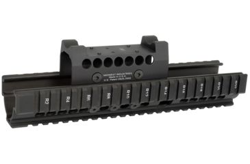 Image of Midwest Industries AK47/74 Extended W/ Burris FastFireTop Cover, Black, MI-AKX-BF