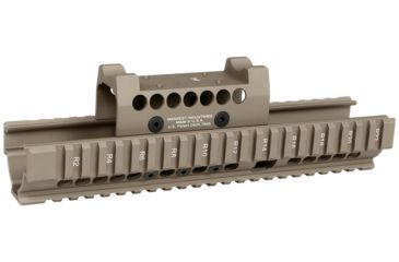 Image of Midwest Industries AK47/74 Extended W/ Burris FastFireTop Cover, Flat Dark Earth, MI-AKX-BF-FDE