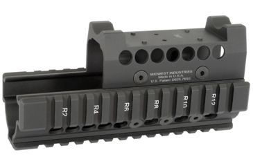 Image of Midwest Industries AK47/74 Hand Guard W/ Burris FastFireTop Cover, Black, MI-AKH-BF