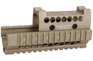 Image of Midwest Industries AK47 / 74 Hand Guard W/ Leupold Delta Top Cover, Flat Dark Earth, MI-AKH-LD-FDE