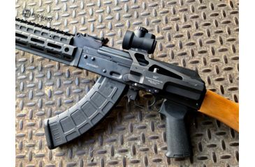 Image of Midwest Industries AKG2 Scope Mount, Yugo Pattern AK-47/74, MRO Top, Black, MI-AKSMG2-YMRO