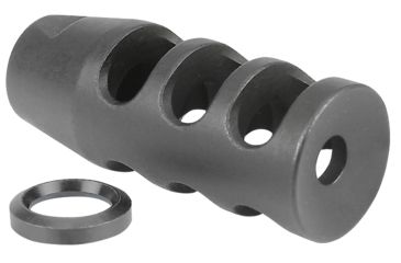 Image of Midwest Industries AR-15 5.56/.223 Muzzle Brake, 1/2 x 28, Steel, Black, MI-ARMB1