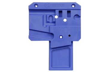 Image of Midwest Industries AR-15 Lower Receiver Block, Blue, MI-LRB