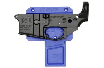 Image of Midwest Industries AR-15 Lower Receiver Block, Blue, MI-LRB