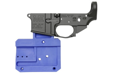 Image of Midwest Industries AR-15 Lower Receiver Block, Blue, MI-LRB