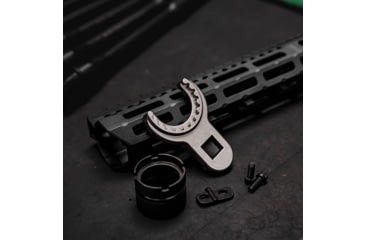 Image of Midwest Industries AR15 Barrel Castle Nut Wrench, Silver, MI-BNW