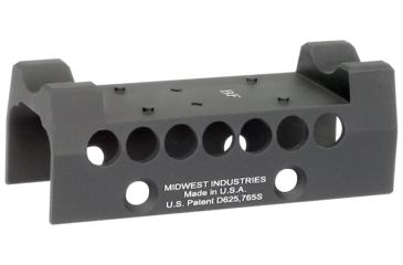 Image of Midwest Industries Burris Fast Fire Top Cover for AK 47 / 74, Black, MI-AK-BF