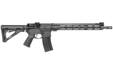 Image of Midwest Industries Combat Rifle Offset Deployable Front and Rear Sight, Black, MI-CRS-OSS