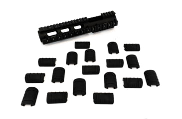 Image of Midwest Industries Combat Rifle Offset Deployable Front and Rear Sight, Black, MI-CRS-OSS