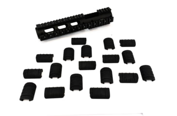 Image of Midwest Industries Combat Rifle Offset Deployable Front and Rear Sight, Black, MI-CRS-OSS