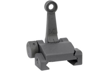 Image of Midwest Industries Combat Rifle Top Mounted Deployable Rear Sight, Black, MI-CRS-R