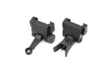 Image of Midwest Industries Combat Rifle Top Mounted Deployable Front and Rear Sight, Black, MI-CRS-SET