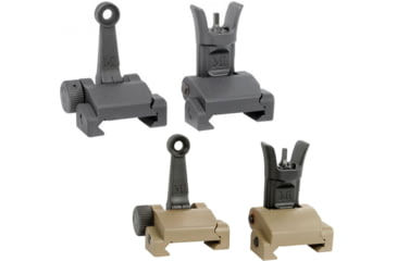 Image of Midwest Industries Combat Rifle Sight Set, Black, Flat Dark Earth