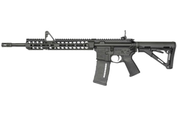 Image of Midwest Industries Extended Free Float Handguard, AR-15, 12.625 in, Carbine Length, M-LOK, Anodized, Black, MI-20XXM