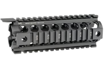 Image of Midwest Industries Gen2 Two-Piece Drop-In Handguard Carbine Length, Black, MCTAR-17G2