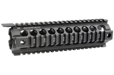 Image of Midwest Industries Gen2 Two-Piece Drop-In Handguard Mid-Length, Black, MCTAR-18G2