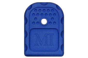 Image of Midwest Industries Glock Base Magazine Floor Plate for Double Stack 9mm/357Sig/40cal, G17, G17L, G19, G22, G23, G24, G26, G27, G31, G32, G33, G34, G35 Mag, Blue, Small MI-GBP940-BLU