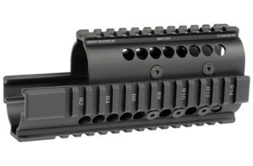 Image of Midwest Industries Hand Guard for the Saiga AK-47, Black, MI-AK-S
