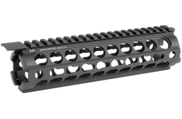 Image of Midwest Industries K-Series KeyMod Two Piece Drop-In Handguard Mid Length Black MI-18K