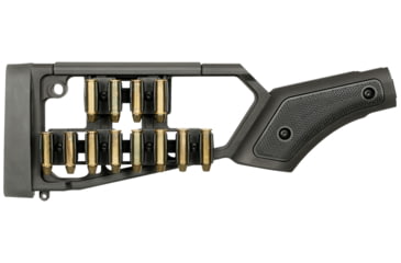 Image of Midwest Industries Lever Stock Shell Holder Plate With 6 Shell Holders, Black, MI-LS-SHP-BUNDLE